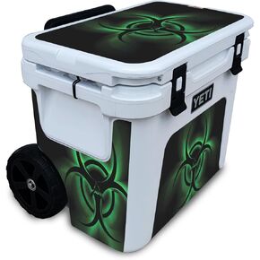تبريد البشرة المتوافقة مع yeti roadie 32 برودة بعجلات - الوهج الحيوي - قسط 3M فينيل غلاف الافتراء غلاف ملصق - من السهل تطبيق | مصنوع في الولايات المتحدة الأمريكية من قبل Mayyskins