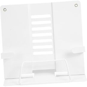 Adjustable Tablet Holder Cookbook Stand Multi Angle Reading Stand for Easy Hands Use Compact Design for Study Modern Reading Rack Stylish