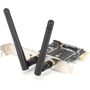 PCIE to NGFF M.2 WiFi Wireless Module Adapter Card ABS Material Resistance to Falling for Key AE