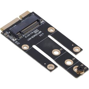 Mini PCIe to M.2 NGFF Adapter Card with PCIe 1X, USB 2.0 Signal Support, for Network Card Expansion on Desktop PCLaptop