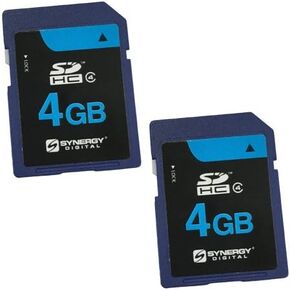 Vivitar ViviCam T022 Digital Camera Memory Card 2 x 4GB Secure Digital High Capacity (SDHC) Memory Cards (1 Twin Pack)