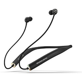 Neckband Headphones in-Ear Wireless Earbuds 18 H Playtime Stereo Deep Bass Wireless Magnetic Waterproof Around in Ear Headset Immersive Bass for Home, Traveling, Outdoor, Business Trips
