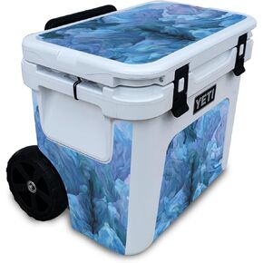 Cooler Skin Compatible with Yeti Roadie 32 Wheeled Cooler - Typhoon - Premium 3M Vinyl Protective Wrap Decal Cover - Easy to Apply | Crafted in The USA by MightySkins