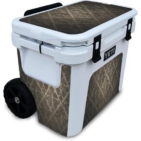 Cooler Skin Compatible with Yeti Roadie 32 Wheeled Cooler - Vintage Elegance - Premium 3M Vinyl Protective Wrap Decal Cover - Easy to Apply | Crafted in The USA by MightySkins