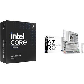 Intel Ultra 7 Desktop Processor 265K - 20 cores (8P+12E) & GIGABYTE Z890M Gaming X Ultra Core (Series 2) LGA 1851, mATX, DDR5, 3X M.2, PCIe 5.0, Front USB Type-C, 2.5GbE LAN, EZ-Latch