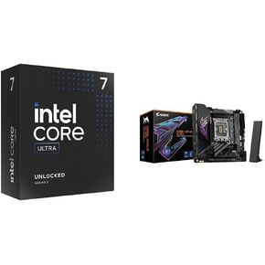 Intel Ultra 7 Desktop Processor 265k - 20 Cores (8p+12e) و Gigabyte Z890 Aero G Intel Core Ultra (Series 2) LGA 1851 Mother