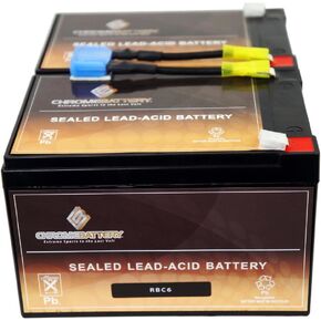 RBC6 UPS Complete Replacement Battery Kit for SUA1000US
