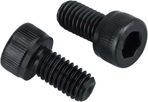 M6-1.0 × 30 مم (25 قطعة) براغي غطاء رأس المقبس، 12.9 درجة من سبائك الصلب، لمسة نهائية من أكسيد الأسود، خيط كامل، خيط خشن UNC، محرك ألين سداسي in Kuwait