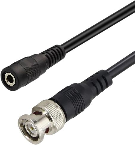 BNC Male to 3.5mm Female Adapter Radio Antenna Extension Cable 3.3 feet in Kuwait