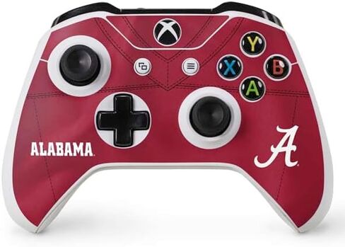 Skinit Skinit Gaming Gaming Continciped مع وحدة تحكم Xbox One X - تصميم جامعة ألاباما مارون جيرسي in Saudi Arabia