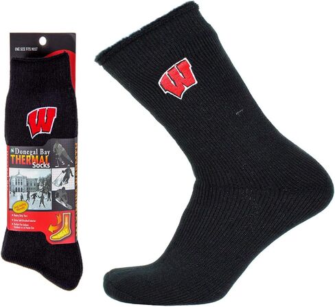 جوارب رسمية من NCAA Wisconsin Badgers، أحمر/أبيض in Saudi Arabia
