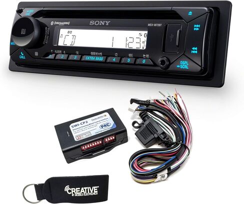Sony Mex-M72BT Marine Bluetooth/CD مستقبل ومقبض واجهة التحكم في شريط متوافقة مع Harley 1998-2013 in Saudi Arabia