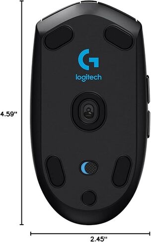 Logitech G305 Mouse Lightspeed Wireless Gaming Mouse ، مستشعر Hero 12K ، 12000 نقطة في البوصة ، خفيفة الوزن ، 6 أزرار قابلة للبرمجة ، عمر بطارية 250 ساعة ، ذاكرة على متن الطائرة ، الكمبيوتر/ماك - أبيض in Kuwait