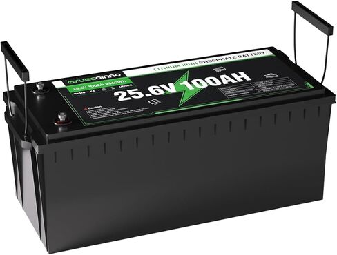 بطارية 24V 100AH ​​LIFEPO4 ، 15000 دورة عميقة ، تم بناؤها في 100A BMS ، عمر 10 سنوات ، و 2560WH بطارية فوسفات الحديد الليثيوم العميقة للدورة للبحرية ، ومحرك التصيد ، والطاقة الشمسية ، و RV ، وعربة الجولف ، و OFF-GRID in Saudi Arabia