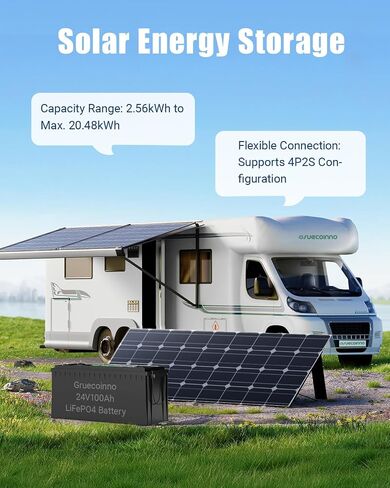 بطارية 24V 100AH ​​LIFEPO4 ، 15000 دورة عميقة ، تم بناؤها في 100A BMS ، عمر 10 سنوات ، و 2560WH بطارية فوسفات الحديد الليثيوم العميقة للدورة للبحرية ، ومحرك التصيد ، والطاقة الشمسية ، و RV ، وعربة الجولف ، و OFF-GRID in Saudi Arabia