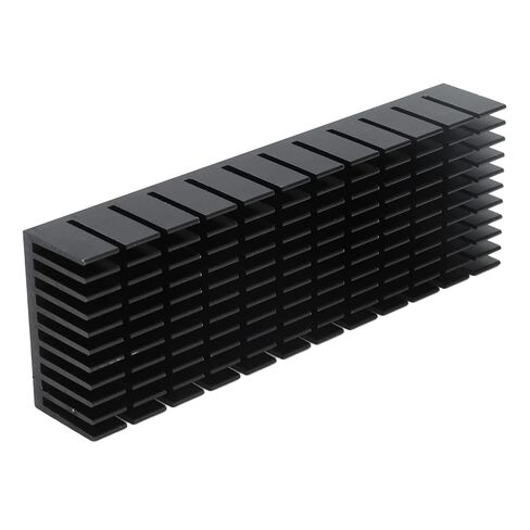 2Pcs Aluminum Cooling Fins Heat Sink Slotted Design for PCB Ultrasonic Electronic Chip Router CPU Power Board (No Backing Glue) in Kuwait