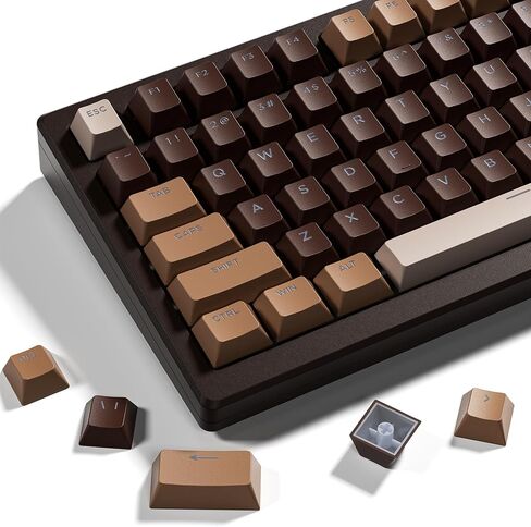 XVX تألق من خلال Keycaps -133 Keys Cherry Profile Double Shot Keycaps متوافقة مع 60 ٪/75 ٪/100 ٪ لوحة مفاتيح ميكانيكية للألعاب الرجعية in Kuwait