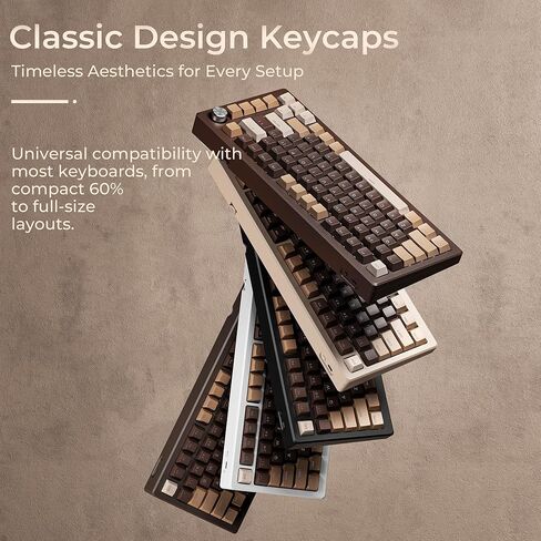 XVX تألق من خلال Keycaps -133 Keys Cherry Profile Double Shot Keycaps متوافقة مع 60 ٪/75 ٪/100 ٪ لوحة مفاتيح ميكانيكية للألعاب الرجعية in Kuwait