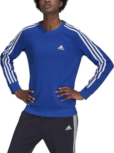 adidas Essentials 3-Stripes Womens Fleece Sweatshirt XS in Saudi Arabia