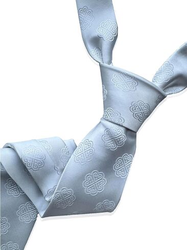 Hlub Hmong Stylish Neck Tie with Matching Pocket Square - Traditional Elegance for Every Occasion! Modern Slim Black in Saudi Arabia