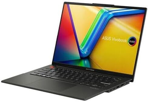 ASUS 14.5'' OLED 2880 x 1800 120HZ Display VivoBook Laptop, Intel Evo Platform 12th Gen 14 Core i7-12700H, Backlit KB, 2 Thunderbolt 4, WiFi 6, Webcam, Bluetooth Windows 11 Pro, Black(40GB | 2TB SSD) in Saudi Arabia