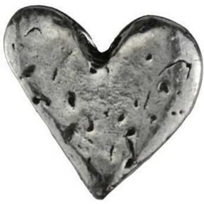 AzureGreen AZG-A4502H Azure Green Heart Pocket Stone, Multicolor
