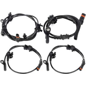 ECCPP ABS Sensor ABS Wheel Speed Sensor Front Rear Left Right fit 2005 06 07 08 09 10 for Chrysler 300, 2008 09 10 for Dodge Challenger, 2006 07 08 09 10 for Dodge Charger Set of 4# ALS1931