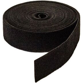 NavePoint 1 Inch Roll Hook and Loop Reusable Cable Ties Wraps Straps - 5M 15ft