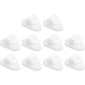 uxcell Adjustable Cable Clips, 100pcs 7.1mm/0.28" Self-Adhesive Cable Clamp Wire Clamps Cable Organizer Cord Clips for Wire Management, Black