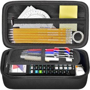 Pencil Case Pen Pouch Bag, Large Capacity Pencils Organizer Holder Office College Stationery Pen Marker Storage Supplies for adults, NOT INTENDED FOR USE BY CHILDREN 12 AND UNDER, Box Only (Black)
