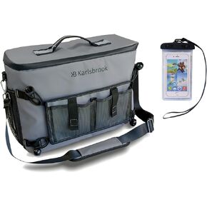 Kayak Cooler Behind Seat - Waterproof Insulated Kayak Seat Cooler Bag - Kayak Accessories for Kayaking, Camping, Beach, Fishing, Travel, Shopping, Outdoors with Dry Bag Phone Pouch in Kuwait