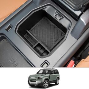 CDEFG for 2020-2024 2025 Defender 130 110 90 Center Console Organizer for 2020-2025 Land Rover Defender Middle Console Tray Defender Storage Box 2020-2025 Defender 130 110 90 Accessory