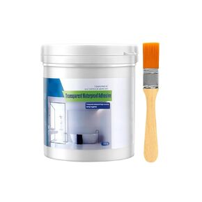 Transparent Waterproof Coating, Super Strong Waterproof Anti-Leakage Agent Invisible Waterproof Agent, Waterproof Insulation Sealant Transparent Repairing Leak Waterproof Adhesive (300g*1pcs)