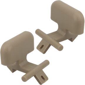 AUTOKAY Beige Center Console Armrest Upper & Lower Latch Clip Fits for Hyundai Sonata 2009-2010
