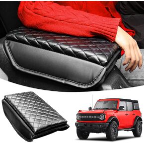 غطاء مسند ذراع وحدة التحكم المركزية لملحقات Ford Bronco 2021 2022 2023، يمنع خدوش الكلاب غطاء مسند ذراع مقاوم للماء مناسب Bronco 2/4 باب، وسادة وحدة التحكم المركزية مسند ذراع غطاء صندوق المقعد in Kuwait