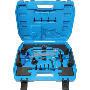 Camshaft Locking Tool Engine Timing Set Compatible with BMW B36 B37 B38 B46 B47 B48 B58 Compatible with BMW Mini F20 F21 F30 F31 F48 F54 F55 F60 G20 G30 with T60 Socket Vanos Solenoid Valve Remover