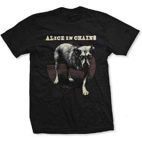 Men's Alice in Chains Three Legged Dog Slim Fit T-Shirt Black