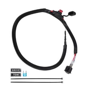 60cm Universal Automotive Switched Fuse Bypass Kit/Fuse Bypass Switch/Durable / 1 pcs Black