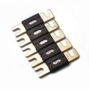 5pcs ANL Fuse 150 Amp ANL Fuse Gold Plated Fuse 150Amp ANL Fuses 150 Amp Fuse Replacement Mini ANL Blade Fuse Amp Fuse for Car Vehicle Audio Video System and Other high Current Application