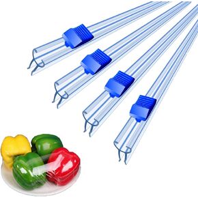 4 Pcs Slide Cutter,Slide Cutter Replacement Fit,Self-Adhesive Two-Way Sliding Cutter,Suitable for 12.5 inches Wide Plastic Wrap, Aluminum foil Paper, Barbecue Paper, Baking Paper, etc
