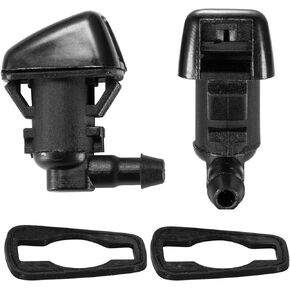Belleone 2 Front Windshield Washer Nozzle Jet Kit fit for 2008 2009 2010 Ford F-250 F-350 F250 F350 SUPER DUTY Replacement for the Part# 7C3Z-17603-A 7C3Z17603A