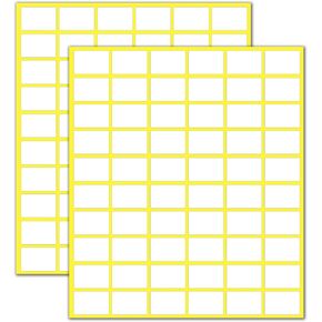 (900 Pack) 0.75" x 0.5" - Price Stickers, Small White Labels Stickers