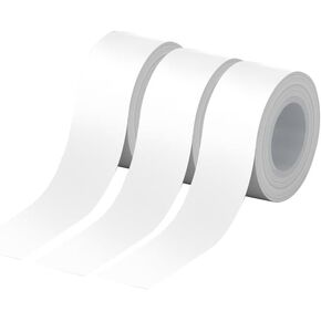 L1 Label Maker Tape Compatible with MakeID Label Makers Standard Laminated Office Labeling Tape Replacement for Model M1 L1 Q1 (2 Rolls, 12mm x 4m)