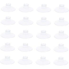 20pcs String Open Clamp Suction Cup Plug Wires Clear Stand Cable Holders for Cords Christmas String Light Hooks Wire Holder Clips Suction Cup Wire Holder Light String Fixer USB