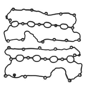 X AUTOHAUX 079103483T 079103484C Engine Valve Cover Gasket for Audi A6 A8 Q7 S5 Quattro 08-11 for VW Touareg 08-09 4.2L V8 Pair
