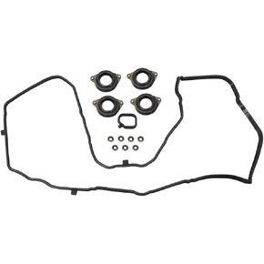 X AUTOHAUX Engine Valve Cover Gasket Set 12030-5A2-A01 for Honda Accord EX-L EX LX-S LX Sport Coupe Sedan 2.4L K24 2013 2014 2015 2016 2017