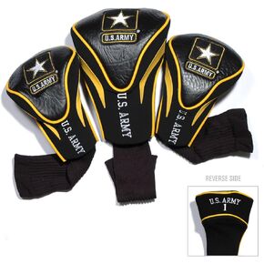 Team Golf Military Numbered 1, 3, & X, Fits Oversized Drivers, Utility, Rescue & Fairway Clubs, Velour lined for Extra Club Protection