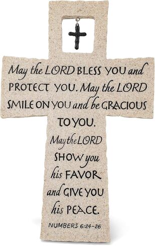 منارة كريستيان برودكتس لورد بليسنجز ألاباستر جرانيت مقاس 10 بوصة تمثال صليب من الحجر المصبوب in Kuwait