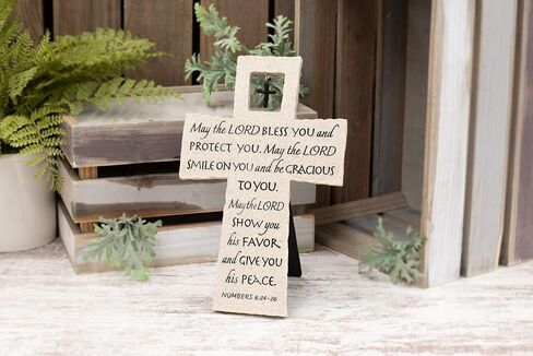 منارة كريستيان برودكتس لورد بليسنجز ألاباستر جرانيت مقاس 10 بوصة تمثال صليب من الحجر المصبوب in Kuwait