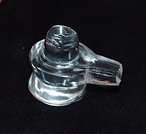 Blessed & Energized Quartz Crystal Sphatik Sphatika Shivling Shiva Lingam Shiva Linga 10-15 Grams in Saudi Arabia